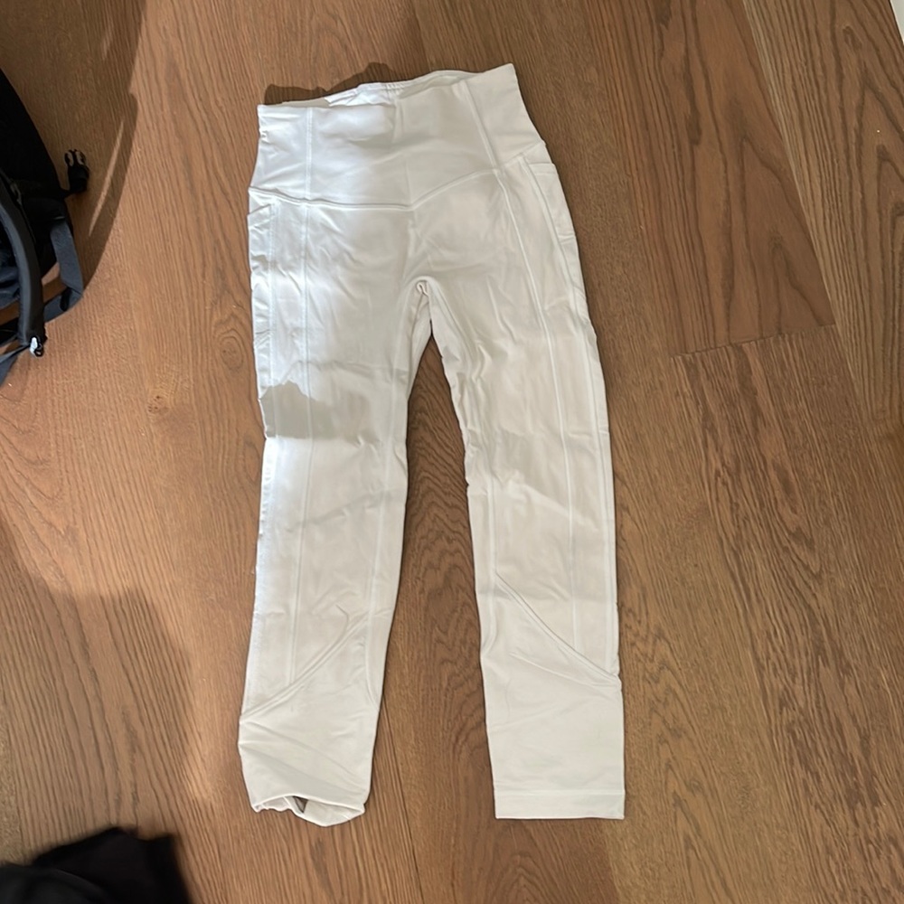 Lululemon white leggings